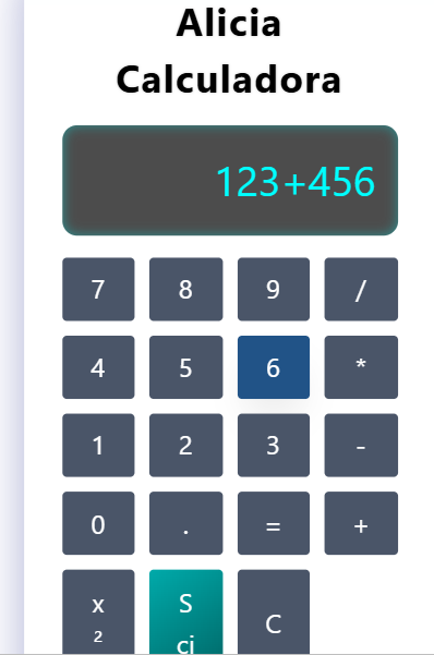 Calculadora Alicia de Suma 